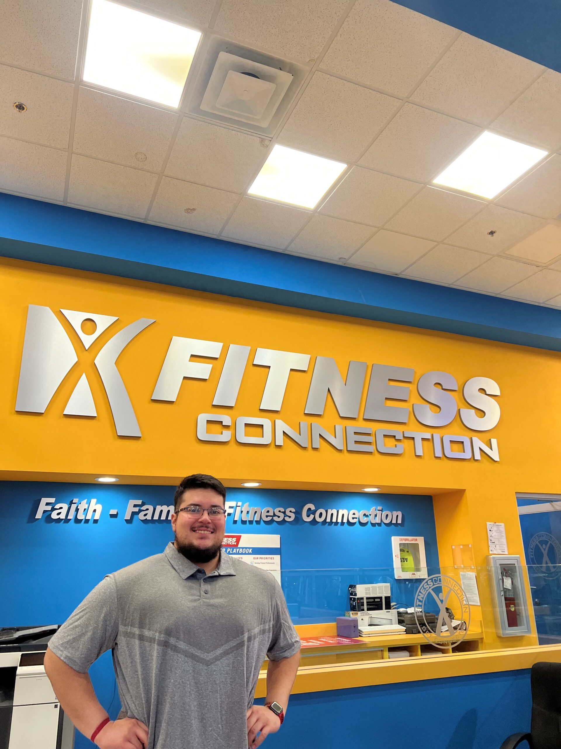 Fitness Connection club manager Steven G.
